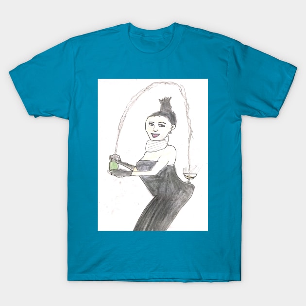 Kim Kardashian Art T-Shirt by SaifsArt